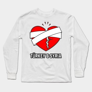 Pray for Turkey and Syria Long Sleeve T-Shirt